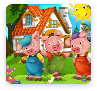 Three little pigs